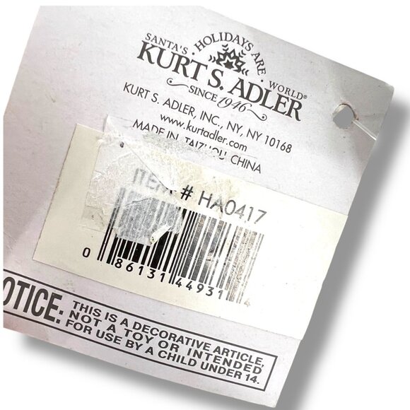 Kurt Adler Hollywood Nutcracker Woodsman With Owl Hat 15" NWB - Picture 10 of 12